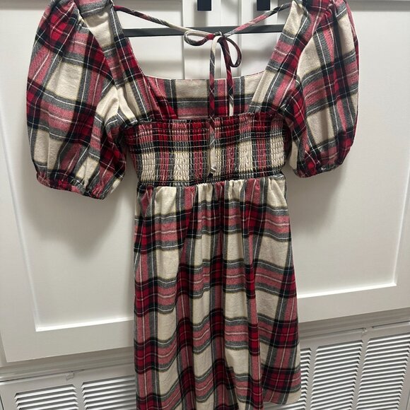 Show Me Your Mumu Smitten Babydoll Dress in Winter Plaid - Picture 2 of 4